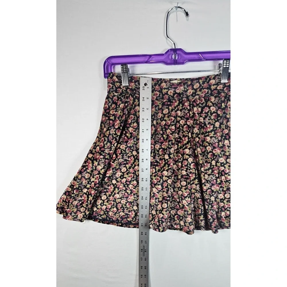 Hollister Floral Skater Skirt Womens‎ Small Cottagecore Skater